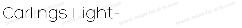 Carlings Light字体转换
